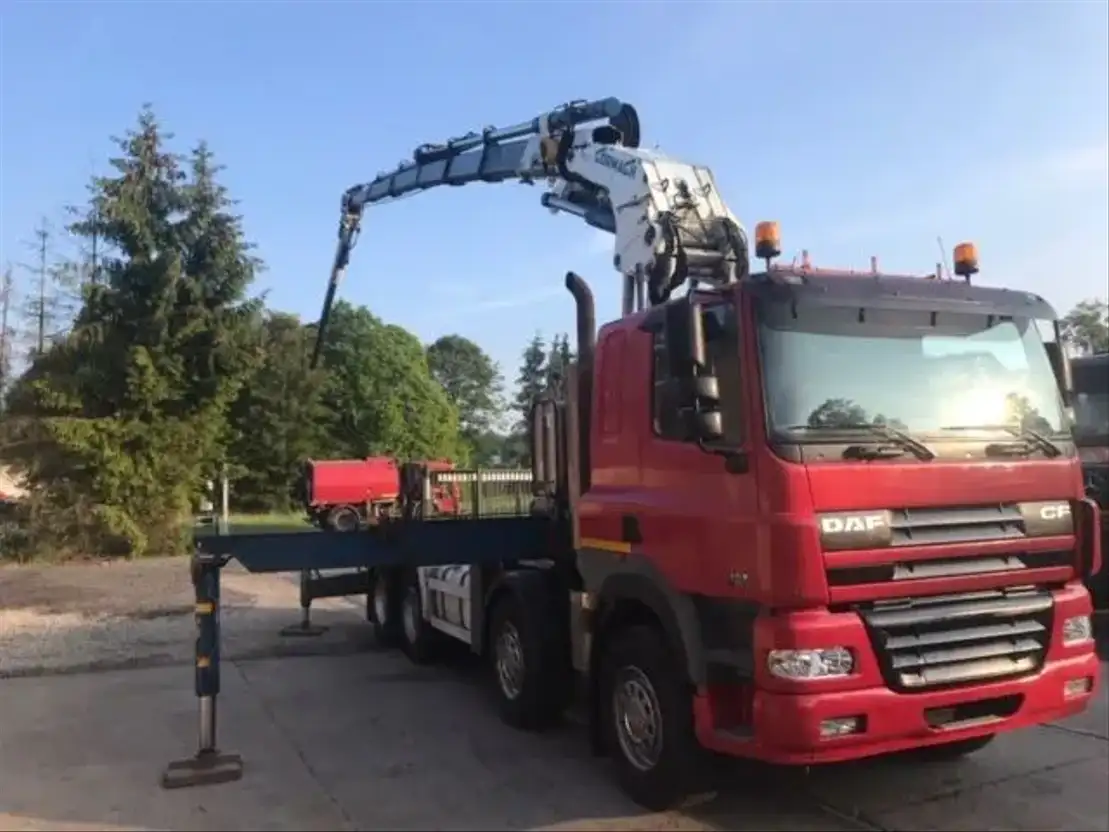 Daf Cf85 430 8x4 Crane 65 Ton Fly Jib Winch Heavy Hauling