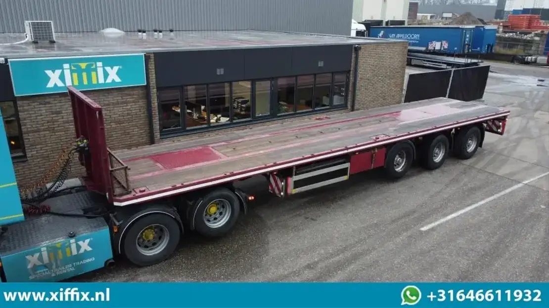 Pacton 3-ass. Vlakke oplegger / 2x gestuurd / 13647