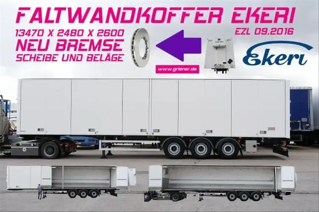 Ekeri T3-A / Seitliche TÜREN /Faltwand 2600mm